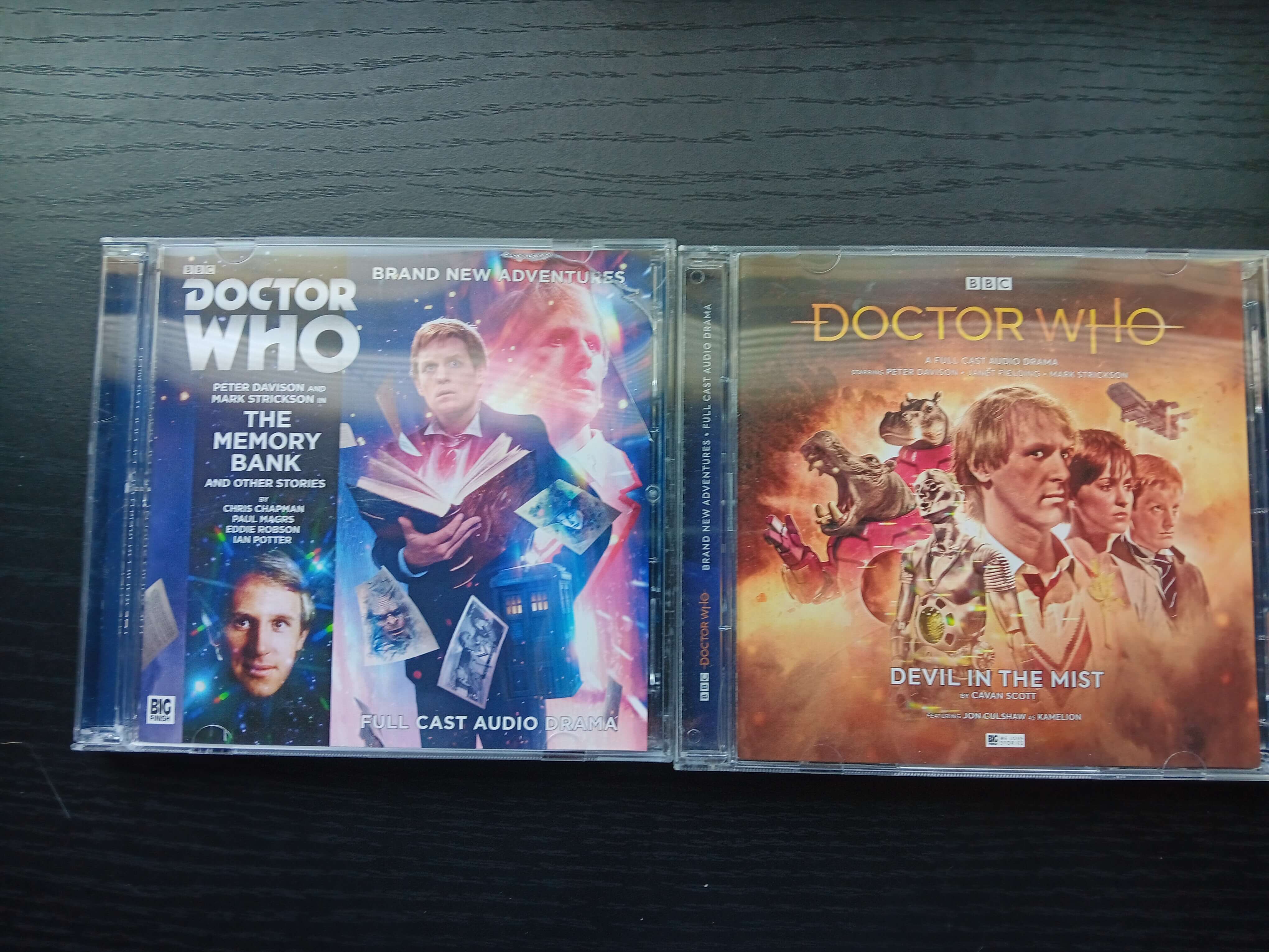 Two Doctor Who CD sets